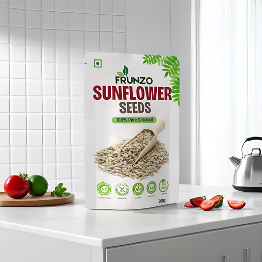 Frunzo Premium Organic Sunflower Seeds- Rich in Protein & Fiber (200g)