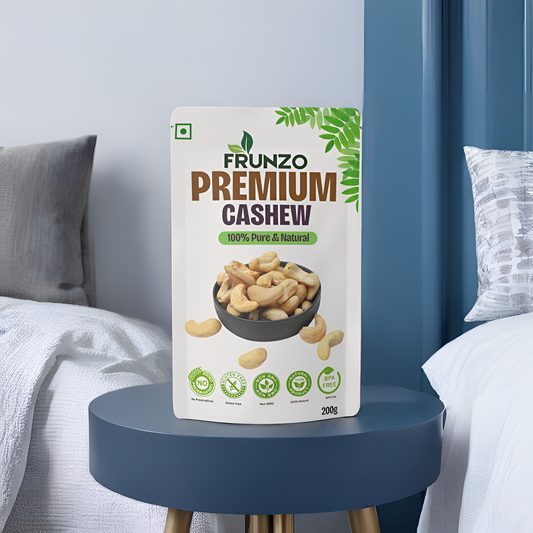 Frunzo 100% Natural Premium Whole Cashews  (200 g)